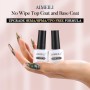 AIMEILI Base e Top coat Semipermanente Smalto Semipermanente per Unghie in Gel Soak Off UV LED Smalti Gel per Unghie Kit Semiper