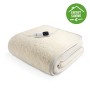 Imetec Scaldasonno Adapto Singolo 150 x 80 Cm, Riscaldamento Rapido, Temperatura Costante e Personalizzata, 100% Lana e Merino, 