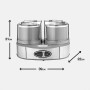 Cuisinart  ICE40 macchina per gelato [Importato da Francia]