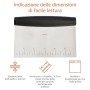 AmazonBasics - Raschietto/Tagliaimpasto multiuso, in acciaio inox