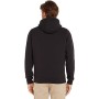 Tommy Hilfiger Logo Flex Fleece Hoody Felpa con Cappuccio, Nero (Jet Black Base), XX-Large Uomo