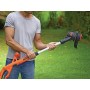 BLACK+DECKER ST182320-QW Tagliabordi a Batteria Litio 18V-2Ah, Taglio 25cm