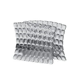 Guzzini Tiffany Portatovaglioli, SMMA, Grigio (Sky Grey), 15.2 x 7.6 x h11 cm