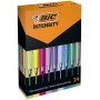 BIC Pennarelli Indelebili Marking 2000 Ecolutions, Colori Assortiti, Intensi/Pastello/Metallizzati, Confezione da 24 Pezzi, Forn