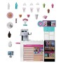 Barbie- Playset La Caffetteria, con Bambola Curvy Bionda, Macchina per Caffè, Bancone e Oltre 20 Accessori, Giocattolo per Bamb