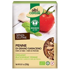Probios Penne di Grano Saraceno Bio - Confezione da 12 x 250 g