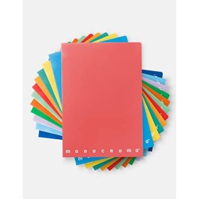 Pigna Monocromo 02298874M, Quaderno Formato A4, Rigatura 4M, Quadretti 4 mm per 4° e 5° Elementare Medie e Superiori, Carta 80