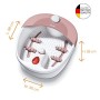 Beurer FB 20 Pediluvio, con Idromassaggio Plantare e Accessori Pedicure
