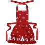 Ragged Rose Betty Abete Grembiule, Colore: Rosso