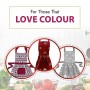 Ragged Rose Betty Abete Grembiule, Colore: Rosso