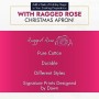 Ragged Rose Betty Abete Grembiule, Colore: Rosso