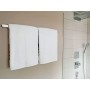 ZOLLNER 2 Asciugamani da Bagno, 100x150 cm, Bianco, 100% Cotone, 450g/mq