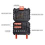 BLACK+DECKER A7188-XJ Set per Forare ed Avvitare, 50 Pezzi (20 punte miste e 30 accessori per avvitare)