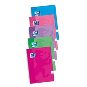 Oxford 400072719 - Quaderni con spirale, colori assortiti, confezione da 5 pezzi