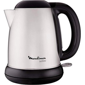 Moulinex BY540D10 Bollitore Elettrico 2200w lt1,7 Preparazione Colazione Arredo tavola, 2000 W, 7 Cups, 1 Decibel, Inossidabile,