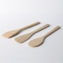 Alessi AJM27SET Set Utensili da Cucina di Design in Legno, Composto da 2 Cucchiai e 1 Paletta