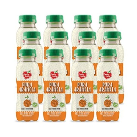 Cuore di Frutta Succo Biologico di Arancia Bionda di Sicilia - 12 bottiglie da 250ml
