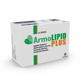 Armolipid Plus Integratore alimentare Con Riso Rosso, Policosanolo, Acido Folico, Coenzima Q10 E Astaxantina, 60 compresse