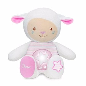 Chicco First Dreams Pupazzo Pecorella Ninna Nanna, Soffice Peluche Nanna con Luce Notturna Bambini e Musiche Rilassanti, Registr
