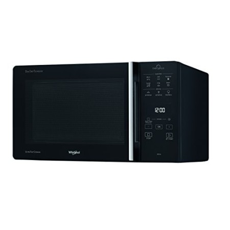 Whirlpool Microonde MCP 349 BL Chef Plus termoventilato combinato, con griglia alta, griglia bassa, piatto Crisp + maniglia, 25 