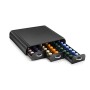 CEP 2230060011 Organizzatore cialde per macchina da caffè, in plastica, colore: nero, 3 cassetti