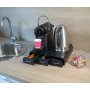 CEP 2230060011 Organizzatore cialde per macchina da caffè, in plastica, colore: nero, 3 cassetti