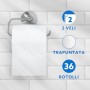 Marchio Amazon - Presto! Carta igienica trapuntata a 2 veli - Conf. da 36 rotoli (3 x 12 x 210 strappi)