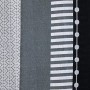 Rapport Striped Grey, copripiumino trapuntato king size e 2 set federa per adulti, cotone e poliestere