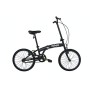 Nilox X0, Bici Pieghevole, Ruote 20'', Nero Opaco