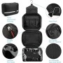 Beauty Case da Viaggio, Carttiya Borsa da Toilette per Donna Uomo Beauty Case Grande Impermeabile, Gancio in Metallo per Appende