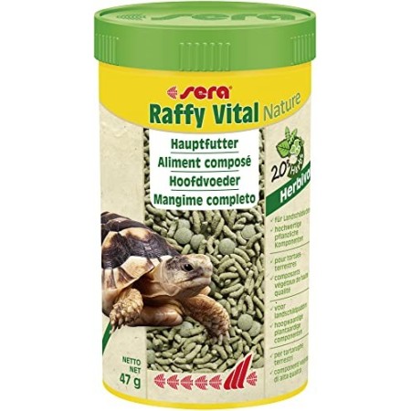 Sera RAFFY Vital Mangime in Pellets per Tartarughe & Rettili 250 Ml