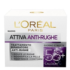 L'Oréal Paris Attiva Antirughe 55+ Crema Viso Riparatore Anti-Rughe - 50 ml