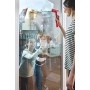 Vileda 150568 Windomatic Aspiragocce Elettrico senza Fili, Asciuga Vetri Doccia, per Pulire Vetri, Finestre e Specchi, Plastica,