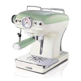Ariete 1389 Caffè Espresso Vintage - Macchina per caffè Espresso per polvere o cialda ESE, in colore Verde pastello