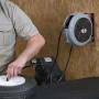MAXTOOLS AR200, Avvolgitubo con Tubo Flessibile in PVC, per il Passaggio di Aria e Acqua Fino a 45°, 6 Metri (6m)