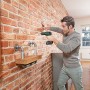 Bosch Home and Garden 06039D4102 Bosch Trapano Battente-Avvitatore UniversalImpact 18 (2 Batterie, Sistema 18 Volt, in Valigetta