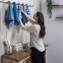 Penguin Home 3700 Set di 5 Strofinacci in 100% Cotone, Morbidi, durevoli, Eleganti Design Blu Chiaro con Diversi Motivi, Lavabil