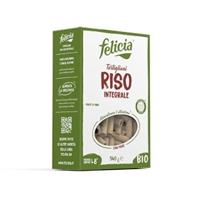 Felicia Tortiglioni Pasta di Riso Integrale - 340 gr
