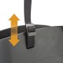 Ferplast Cane Borsa With-Me Eva, 14 x 35 x 22 cm, Estate: Senza Rivestimento, Piccola, Nero (Nera)