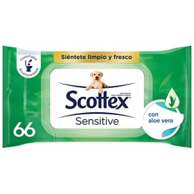 scottex – carta igienica con Aloe Vera – 12 confezioni da 66 pezzi – Totale: 792 pezzi