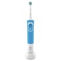 Oral-B Vitality 100 Spazzolino Elettrico Ricaricabile, 1 Manico Blu, 1 Testina di Ricambio CrossAction