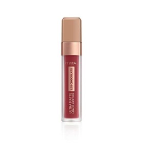 L'Oréal Paris, Rossetto Matte Liquido Tinta Labbra a Lunga Tenuta, Collezione Les Chocolats, Confezione Singola, 864 Tasty Ruby