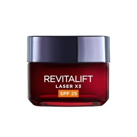 L'Oréal Paris Trattamenti Revitalift Laser X3 Crema Viso Antirughe Anti-Età con Acido Ialuronico e Pro-Xylane di Giorno, Prote