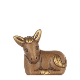 THUN® - Asinello Marrone - Statuine Presepe Classico - Ceramica - I Classici