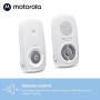 Motorola MBP21 - Babyphone audio, 300 metri di portata, microfono ad alta sensibilità, colore: Bianco