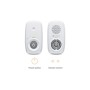 Motorola MBP21 - Babyphone audio, 300 metri di portata, microfono ad alta sensibilità, colore: Bianco