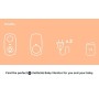 Motorola MBP21 - Babyphone audio, 300 metri di portata, microfono ad alta sensibilità, colore: Bianco