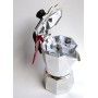 Bialetti Mokina Caffettiera Alluminio, Tazze 0,5, Argento, 13x6.5x12 cm
