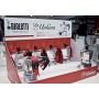 Bialetti Mokina Caffettiera Alluminio, Tazze 0,5, Argento, 13x6.5x12 cm