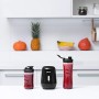 Imetec Personal e Sport Blender PB 100 Mini Frullatore con 2 Bottiglie Take-Away in Tritan e 4 Lame in Acciaio Inox, 46 Decibel,